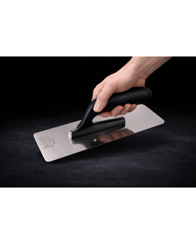 Truelle trapézoïdale CO.ME 240x100 mm – inox poignée ABS
