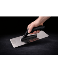 Truelle trapézoïdale CO.ME 240x100 mm – inox poignée ABS