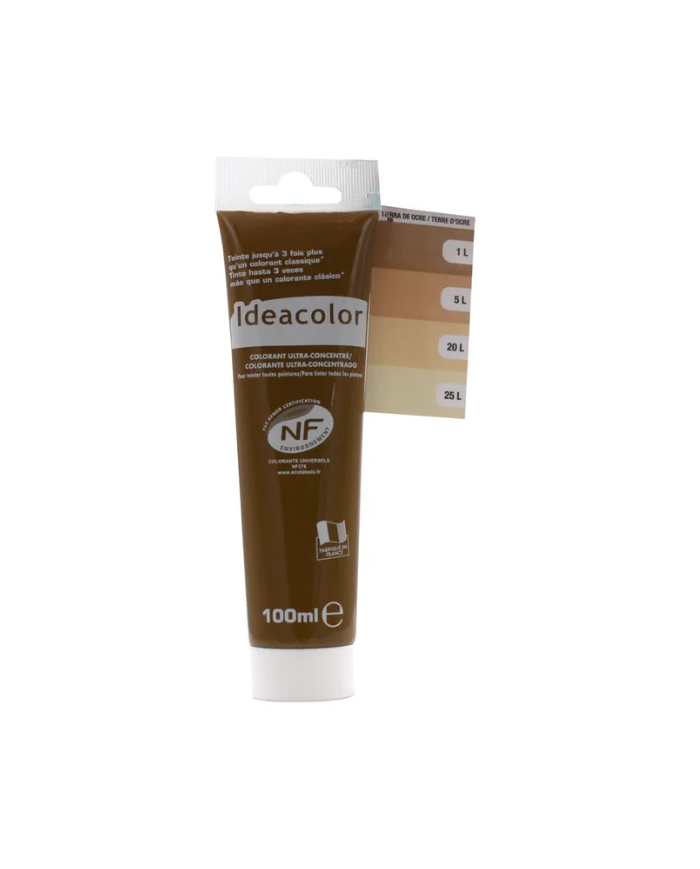 Colorant Idéacolor Richard terre d’ocre 100 ml ultra concentré