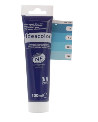 Colorant Idéacolor Richard bleu 100 ml ultra concentré