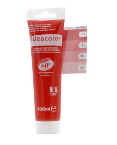 Colorant Idéacolor Richard rouge 100 ml ultra concentré