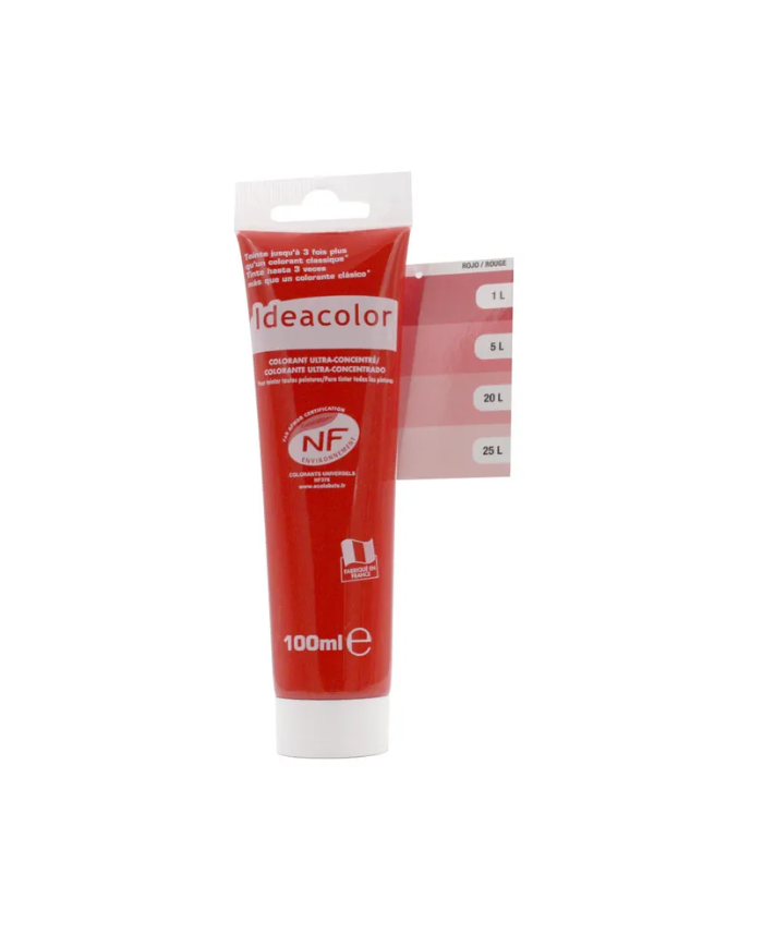 Colorant Idéacolor Richard rouge 100 ml ultra concentré