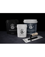 Kit micro ciment intérieur – FIX CEM + MONOBASE + Platoir + Vernis