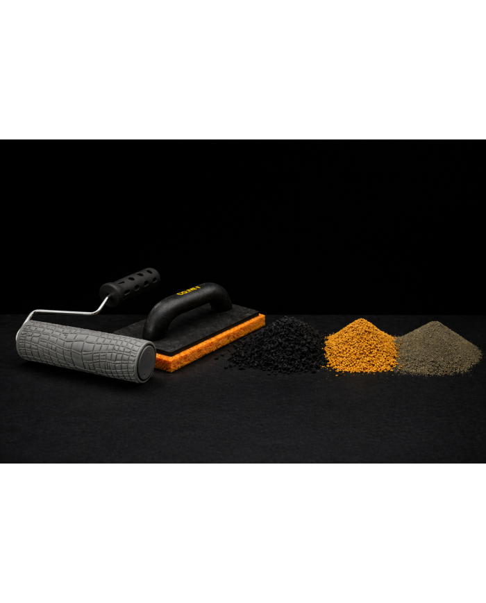 Kit créations effets – Rouleau crocodile + Éponge + pigments