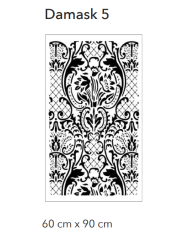 Pochoir décoratif Damask 5 | Motif damassé | Citran