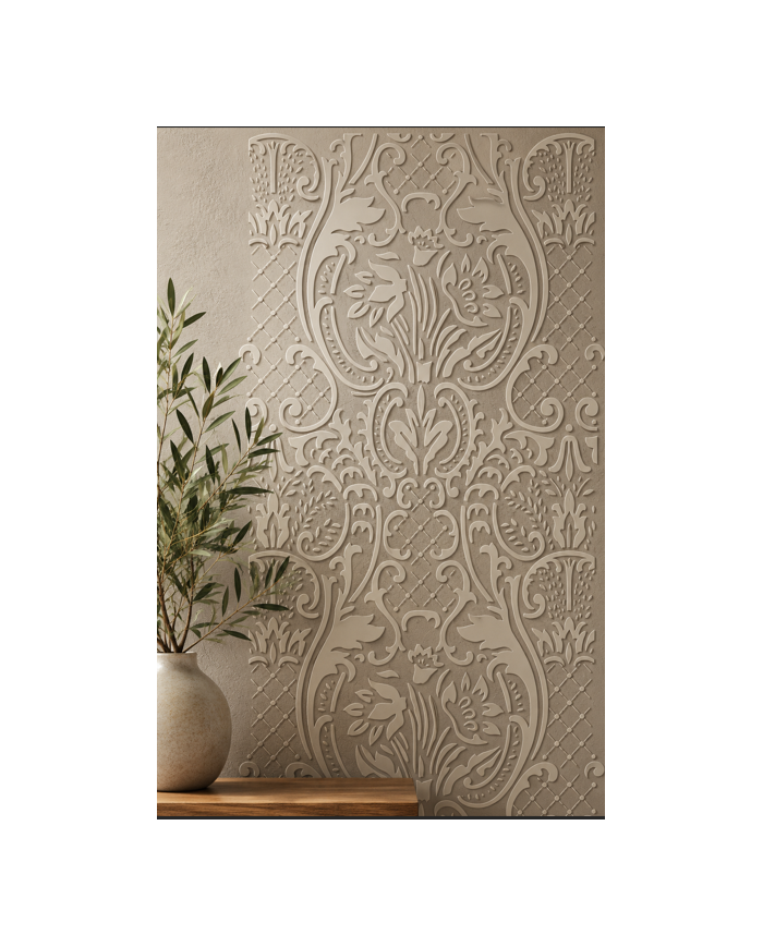 Pochoir décoratif Damask 5 | Motif damassé | Citran