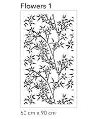 Pochoir décoratif Flowers 1 | Motif végétal | Citran