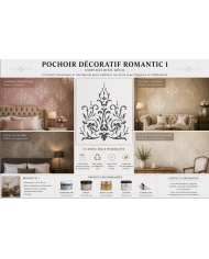 inspirations décoratives avec pochoir romantic 1 de citran
