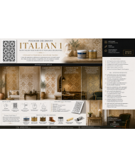 Pochoir décoratif Italian 1 | Motif italien | Enduits décoratifs Citran