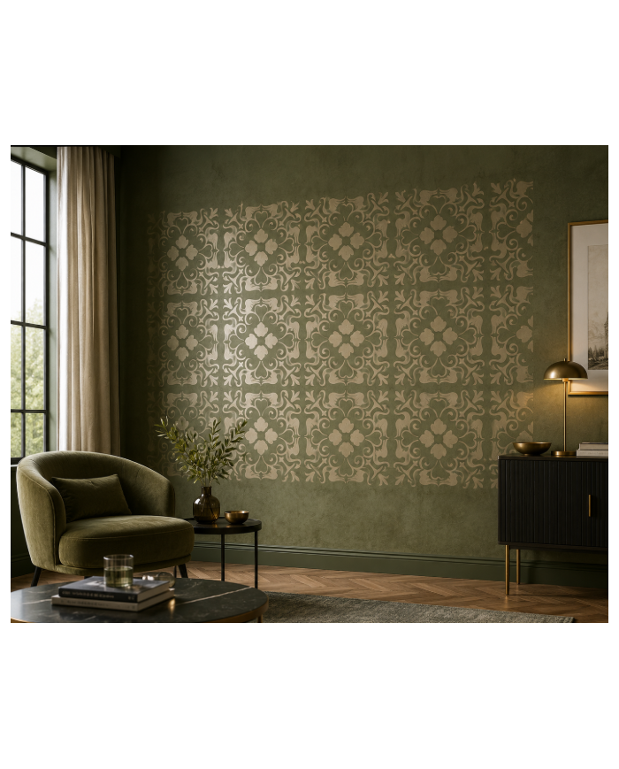 Pochoir décoratif Italian 1 | Motif italien | Enduits décoratifs Citran
