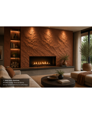 STONE – Revêtement décoratif effet roche intérieur