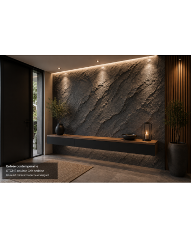 STONE – Revêtement décoratif effet roche intérieur