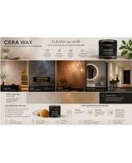 CERA WAX – Cire décorative de protection intérieure 0,75L