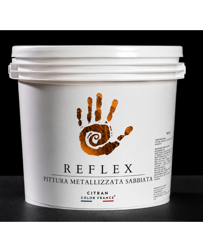 REFLEX – Peinture décorative métallisée intérieure | Effet nacré et perlé 0,75 cl