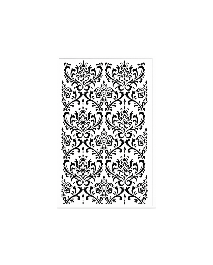 Pochoir Damask Royal 60x40 cm – Motif damassé mural