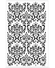 Pochoir Damask Royal 60x40 cm – Motif damassé mural