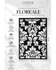 Pochoir Floreale 60x40 cm – Motif floral mural