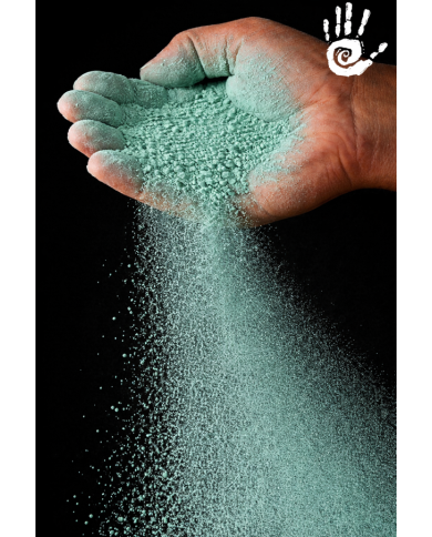 Pigment Vert à la Chaux – Pigment mineral vert enduits