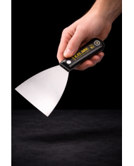 Grattoir CO.ME acier carbone 80 mm – manche bois professionnel