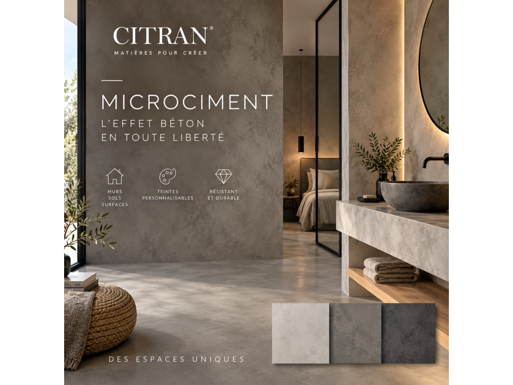 Comment réaliser un effet béton avec du microciment ? Guide complet