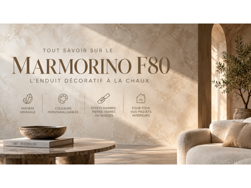 Marmorino F80 : tout savoir sur l’enduit décoratif à la chaux