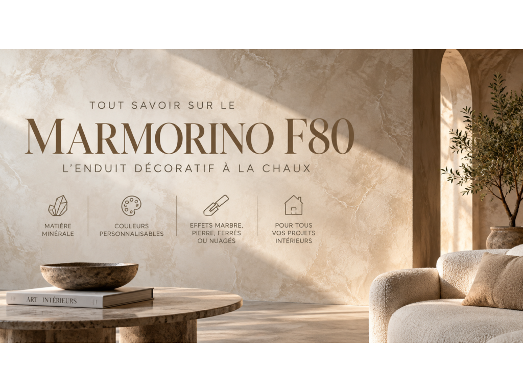 Marmorino F80 : tout savoir sur l’enduit décoratif à la chaux