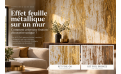 Effet feuille métallique sur un mur : guide du Kit Foil
